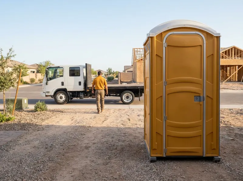 Construction Site Porta Potty Rental in Queen Creek, AZ