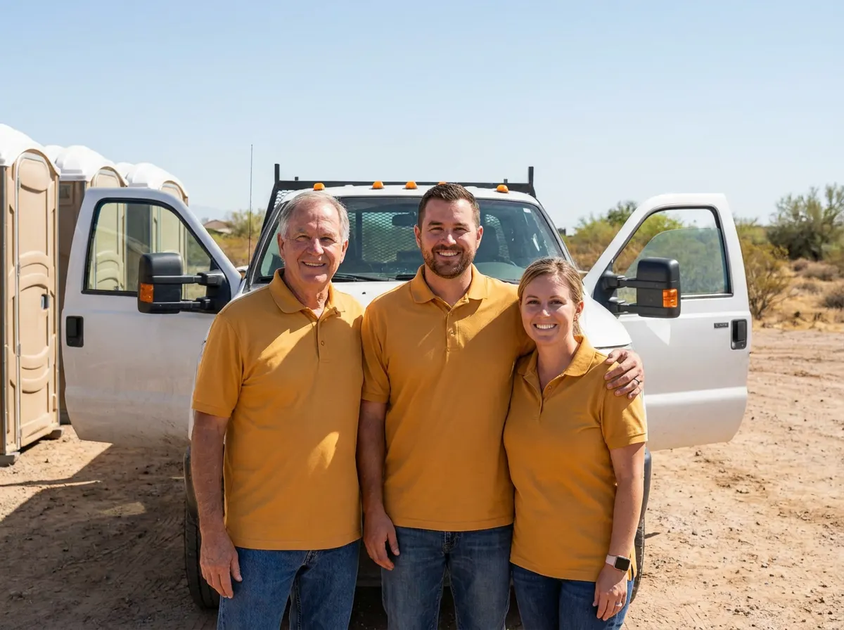 Porta Potty Rental Queen Creek AZ porta potty rental team in Queen Creek, AZ